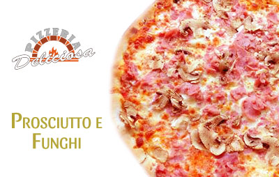 Pizza Prosciutto e Funghi